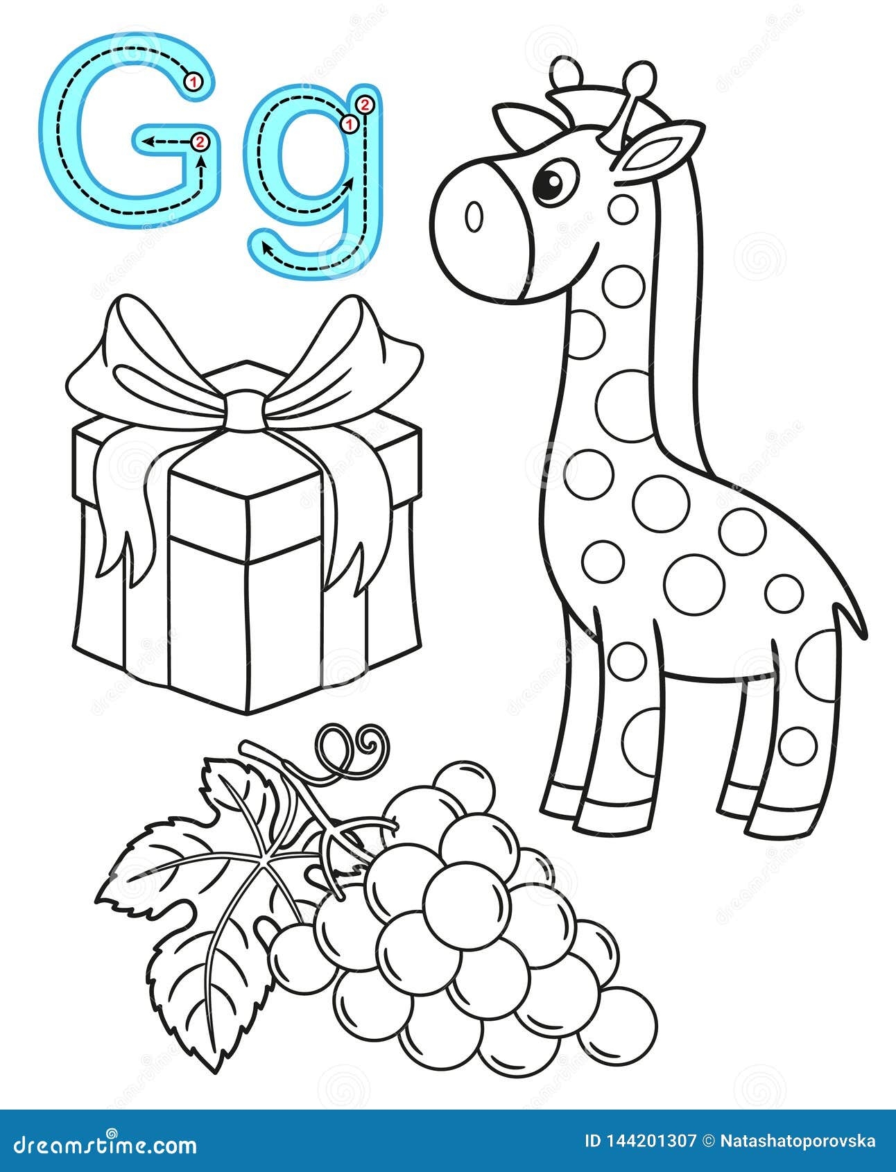 Letter G Coloring Sheets Printable