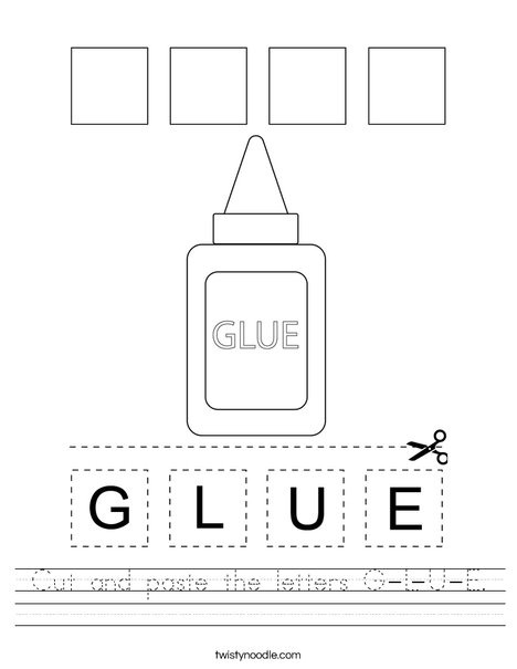 Letter G Cut And Paste Worksheets Worksheets Master