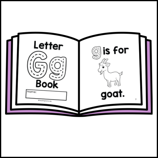 letter g printables for preschoolers