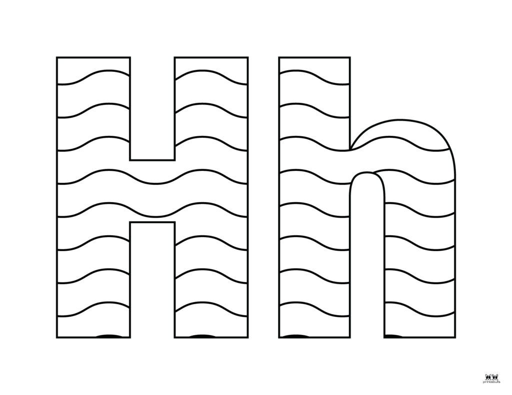 Letter H Coloring Pages 15 FREE Pages Printabulls