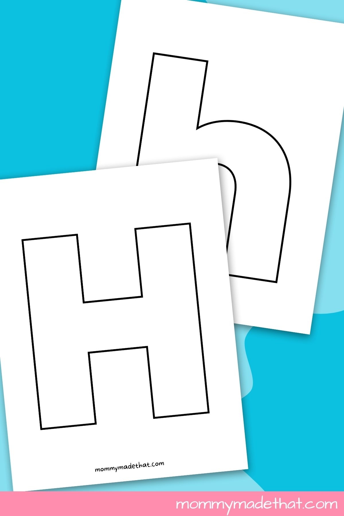 Letter H Template Free Printable Printable Templates Bilarasa