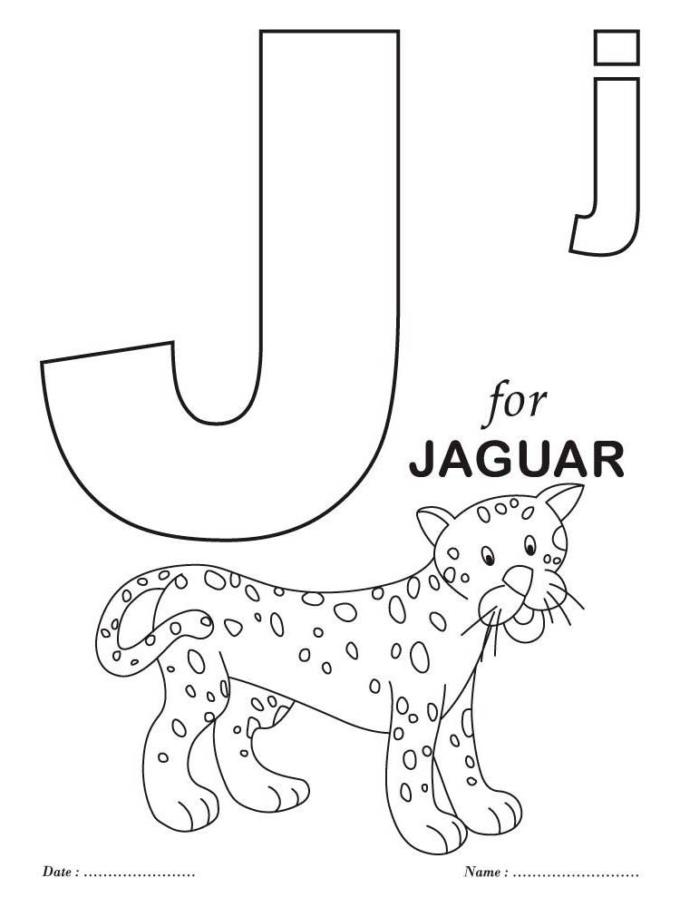 Letter J Coloring Pages