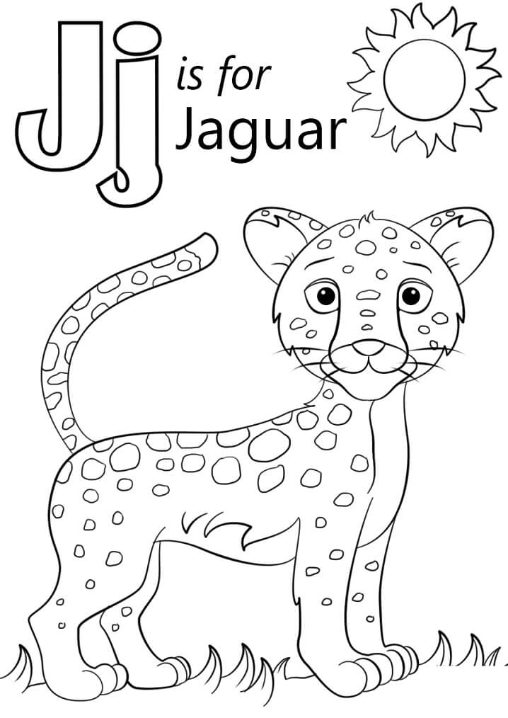 Letter J Coloring Pages Free Printable Coloring Pages For Kids