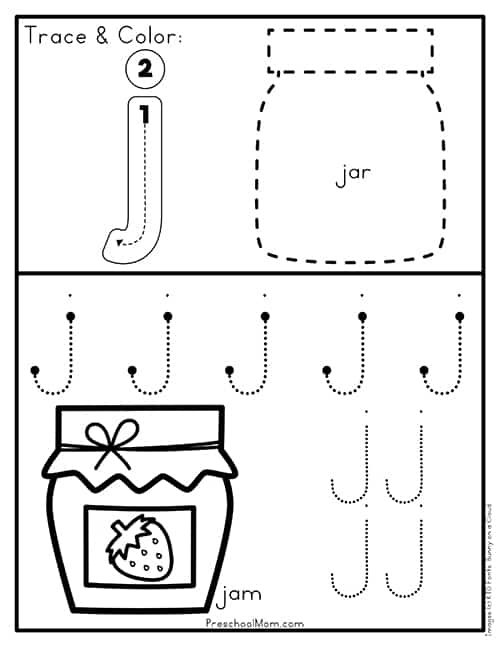 Letter J Preschool Printables Preschool Mom Worksheets Library