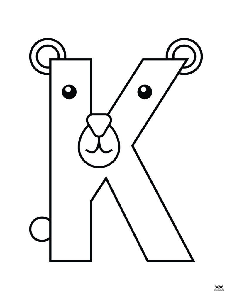 Letter K Coloring Pages 15 FREE Pages Printabulls