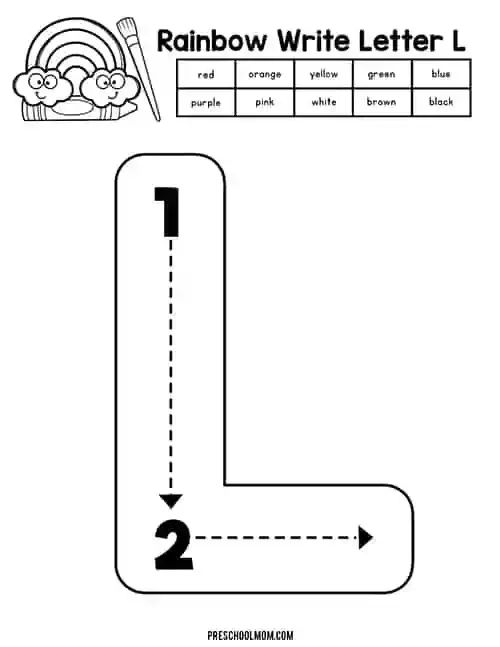 Letter L Preschool Printables For Literacy Skills