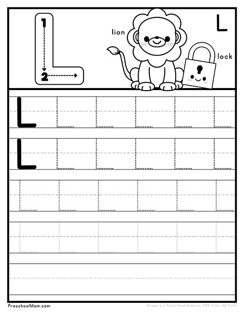 Letter L Preschool Printables Preschool Mom Worksheets Library