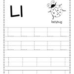 Letter L Tracing Sheets Letter Tracing Worksheets