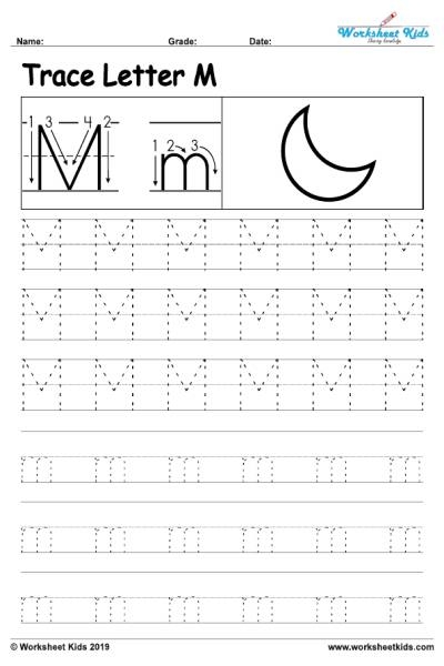 letter m alphabet worksheets