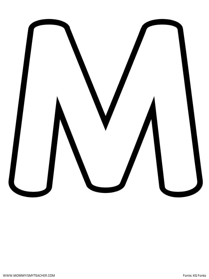 LETTER M PRINTABLES Mommy Is My Teacher