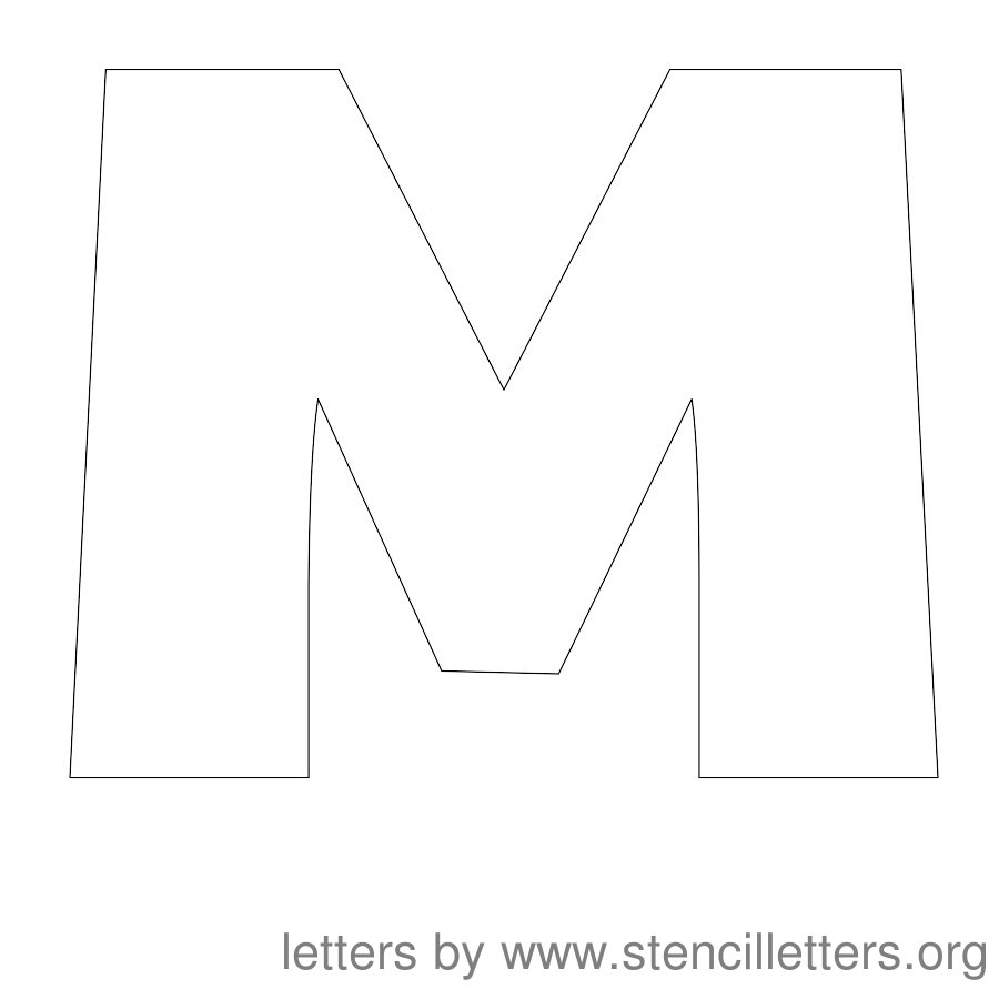 Letter M Template Free Printable Printable Templates