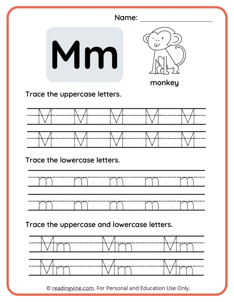 Letter M Worksheets About Preschool Worksheets Library