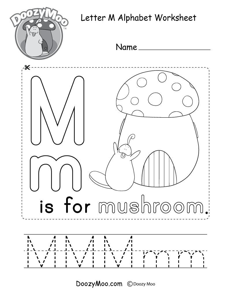 Letter M Worksheets For Preschoolers AlphabetWorksheetsFree