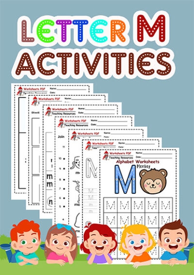Letter M Worksheets PDF Recognize Trace Print