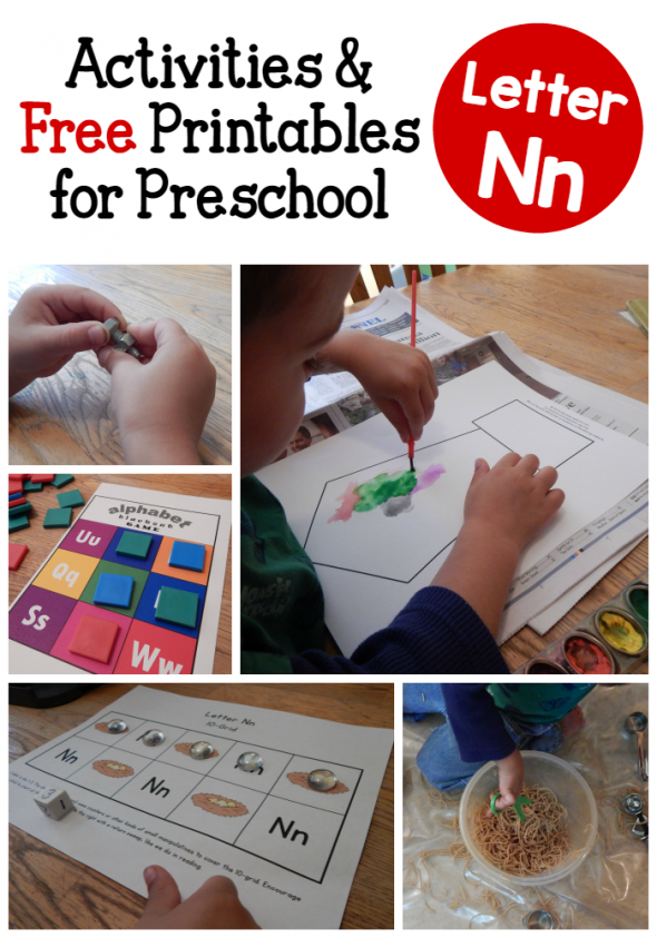 Letter N Activities For Preschool The Measured Mom