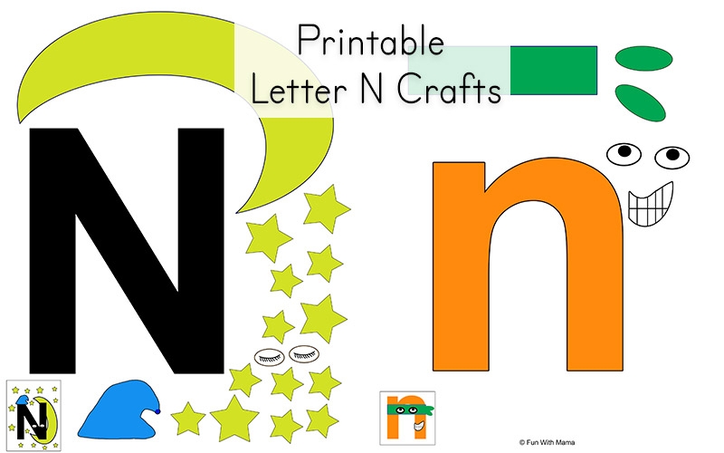 Letter N Worksheets Fun With Mama