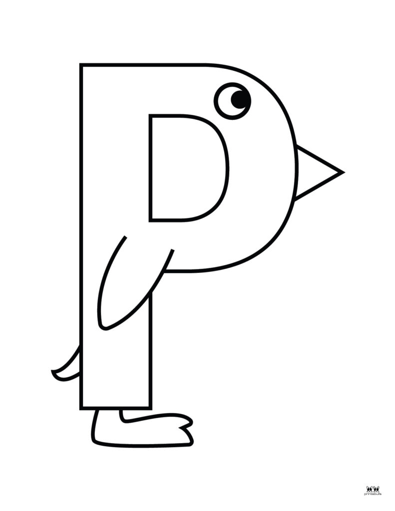 Letter P Coloring Pages Pre Infoupdate