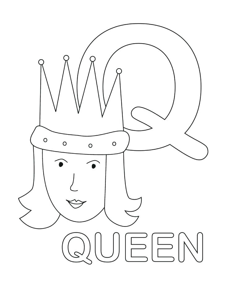 Letter Q Coloring Pages Preschool At GetDrawings Free Download