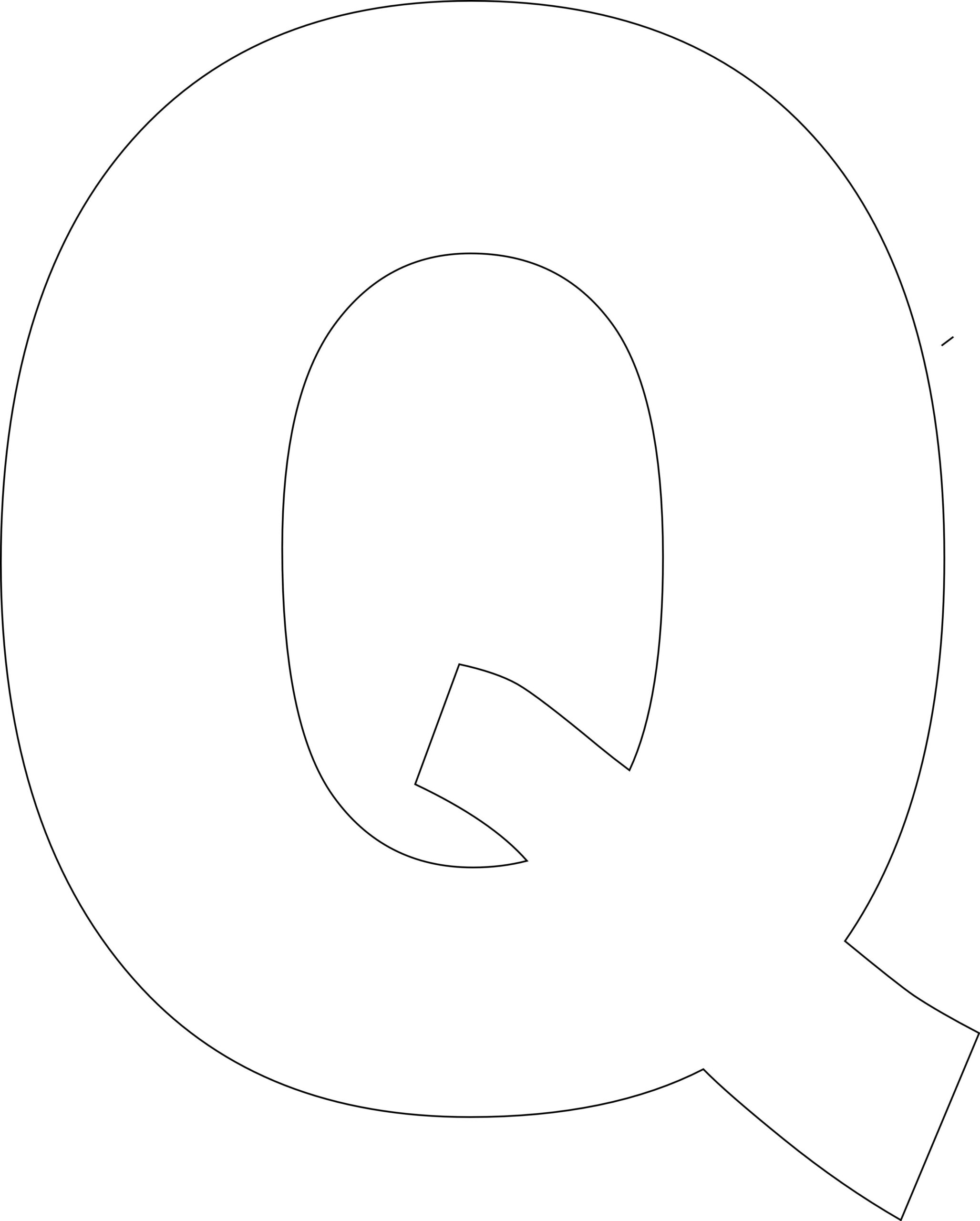 Letter Q Template Printable Printable Word Searches
