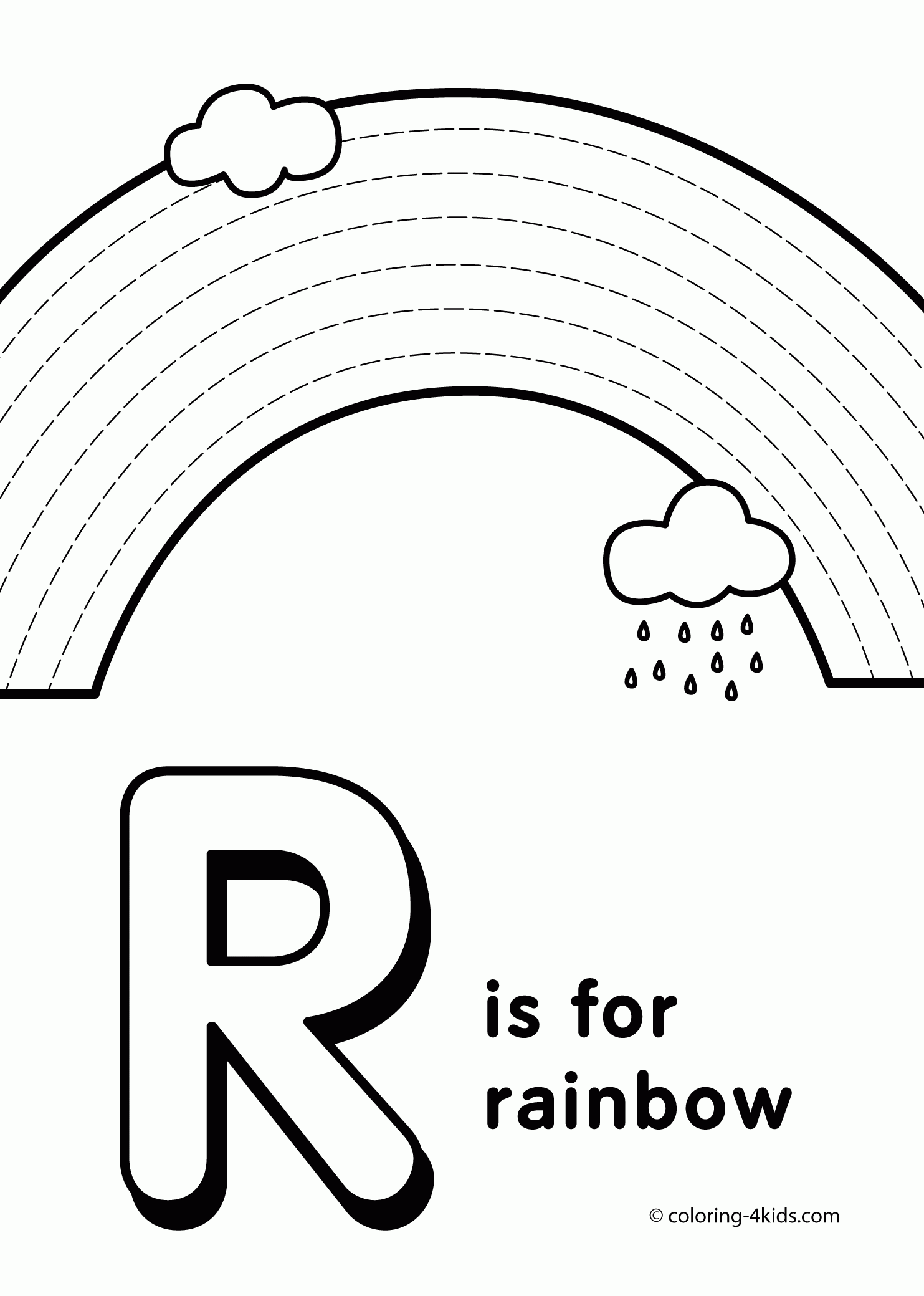 Letter R Coloring Pages Alphabet Coloring Pages R Letter Words For 
