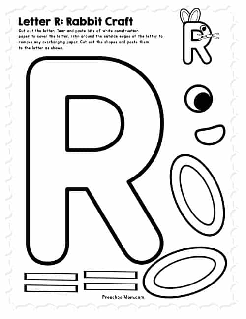 Letter R Preschool Printables Preschool Mom