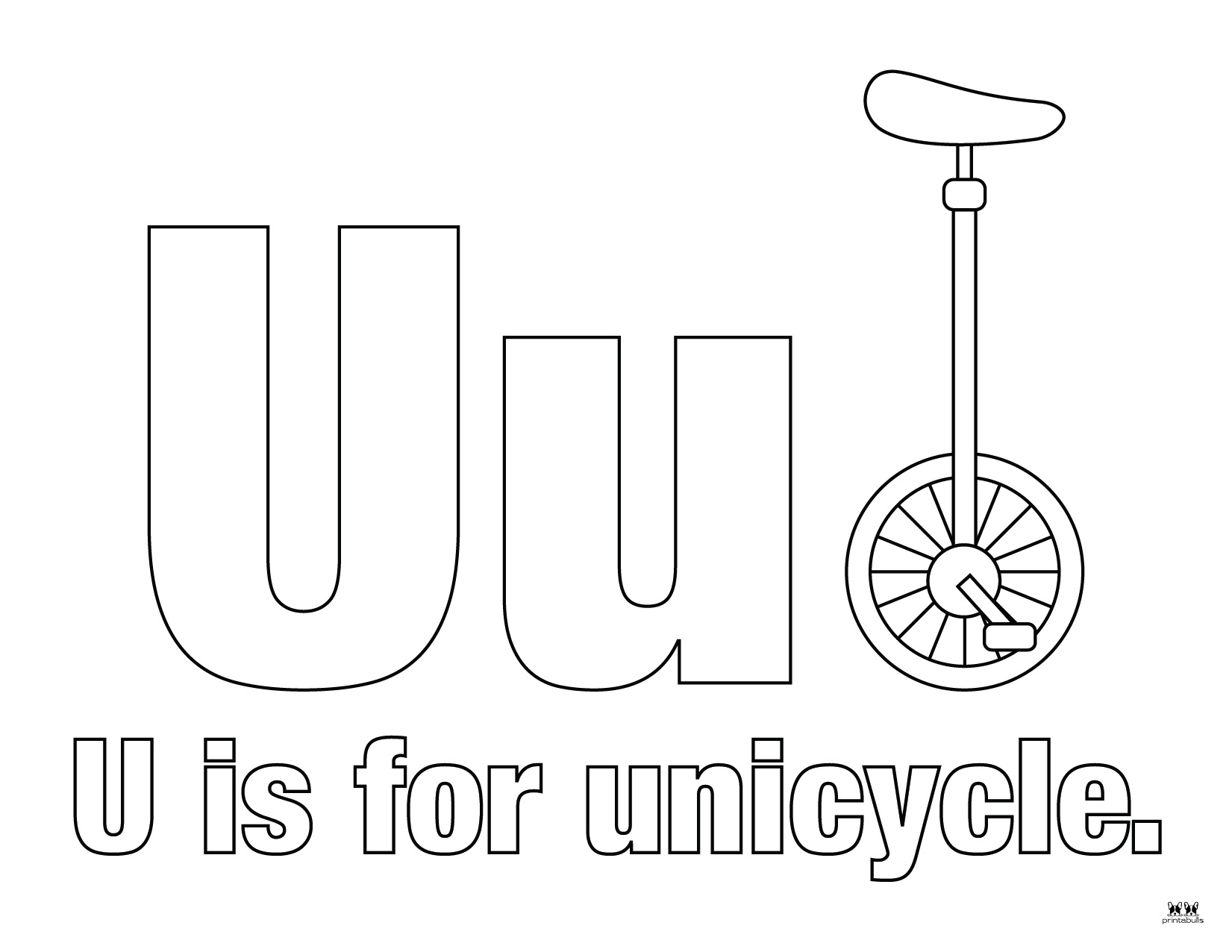 Letter U Coloring Pages 15 FREE Pages Printabulls