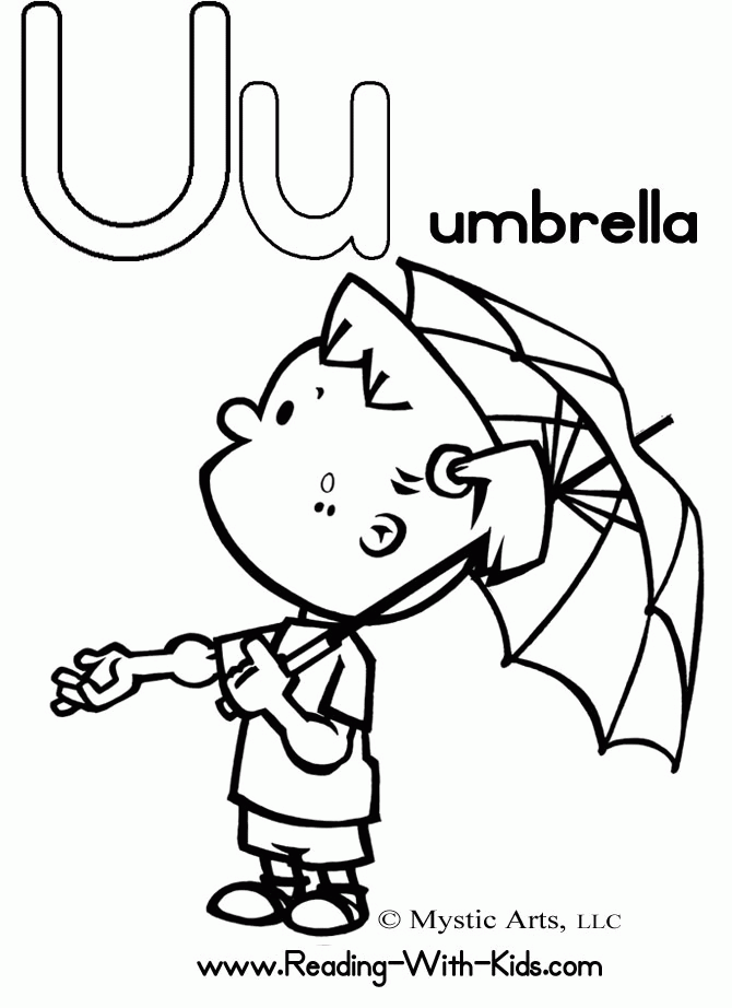 Letter U Coloring Pages Coloring Home