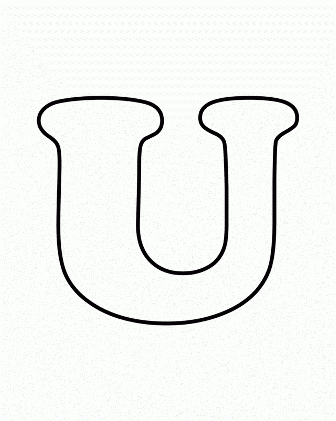 Letter U Coloring Pages To Download And Print For Free