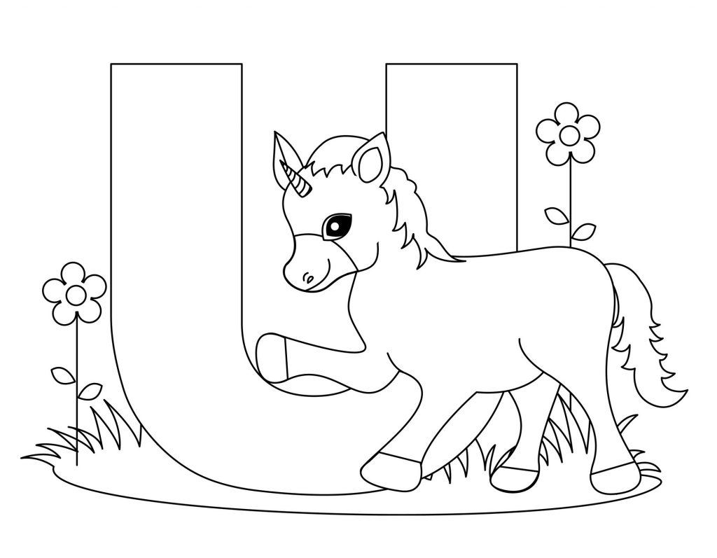 Letter U Coloring Sheets For Toddlers Letter E Coloring Pages To 