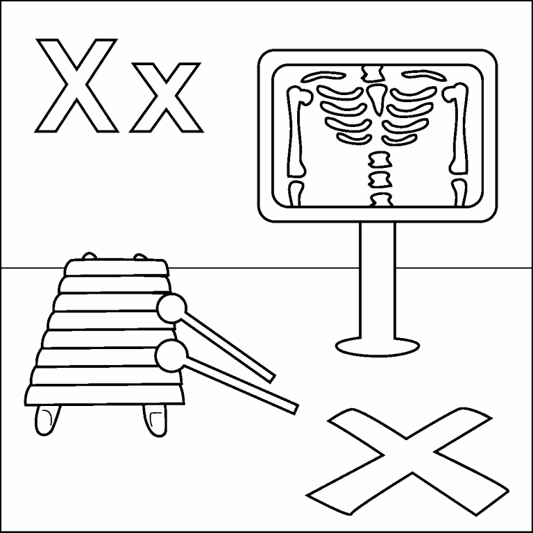 alphabet coloring pages 4 u