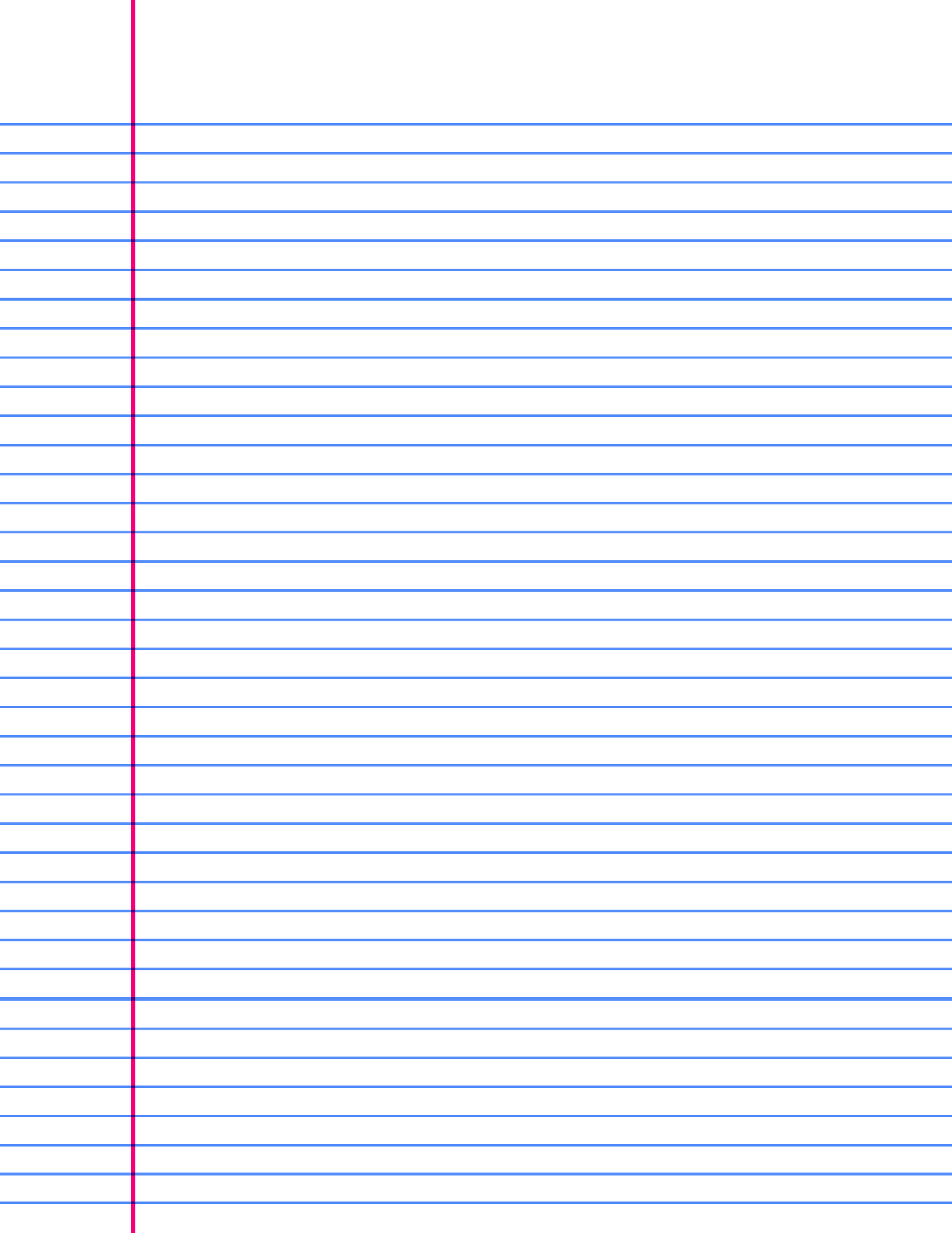 free lined paper print