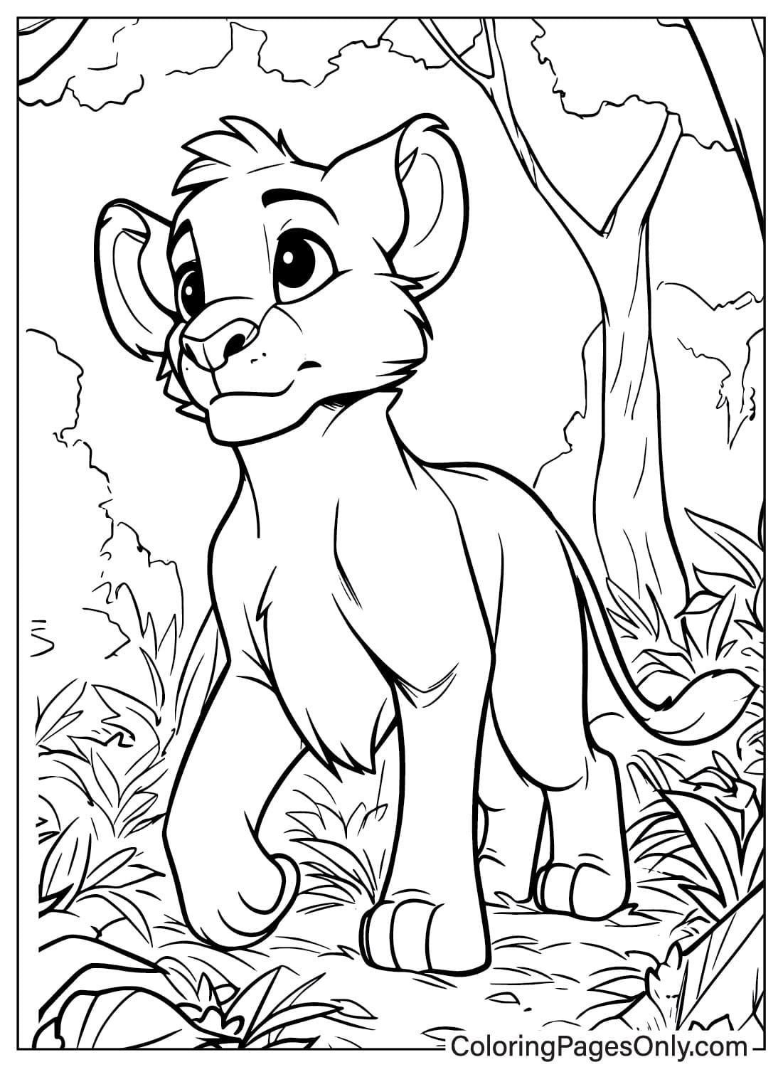 Lion Guard Coloring Page Free Printable Free Printable Coloring Pages