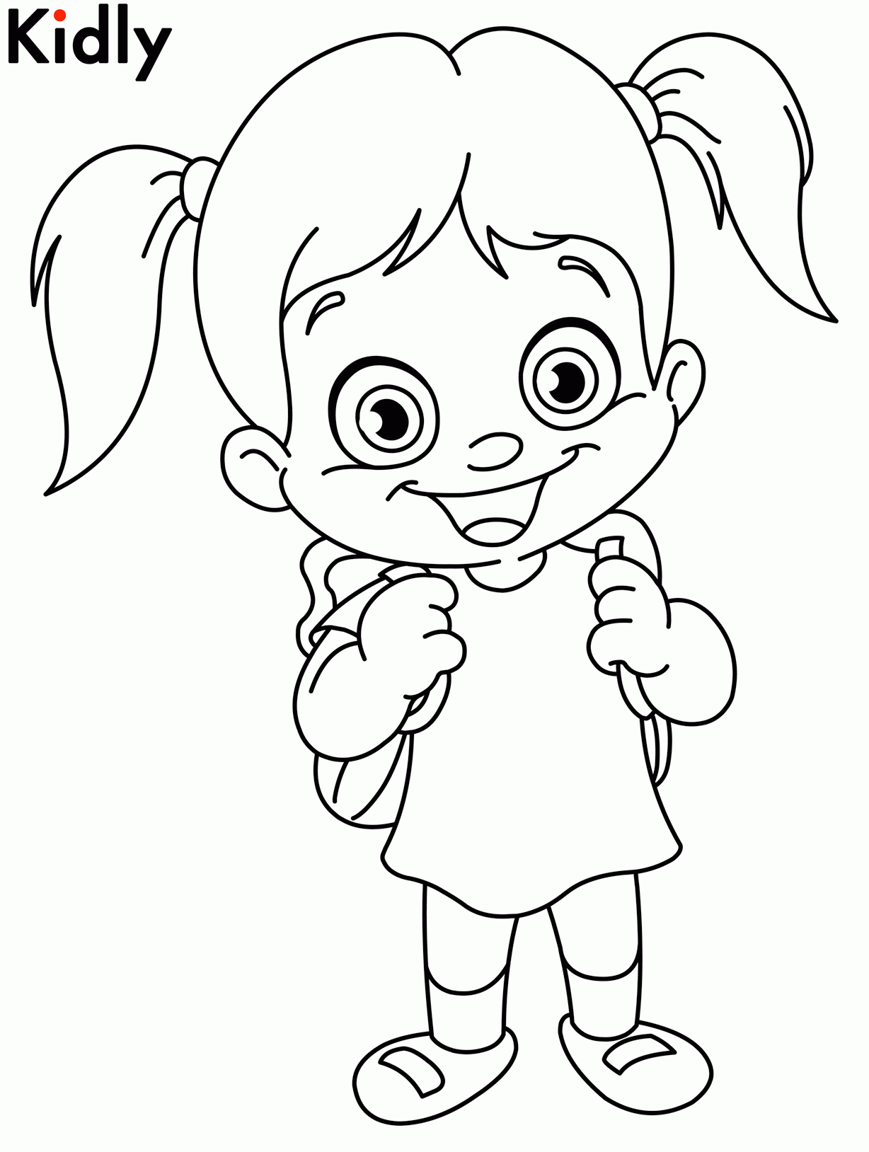 printable girl coloring pages