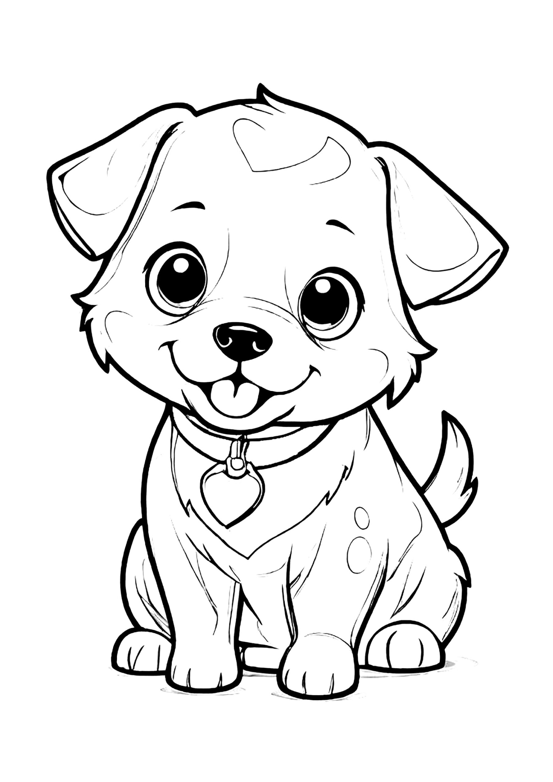 google free coloring pages dogs