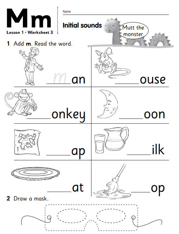 english worksheet for kids pdf