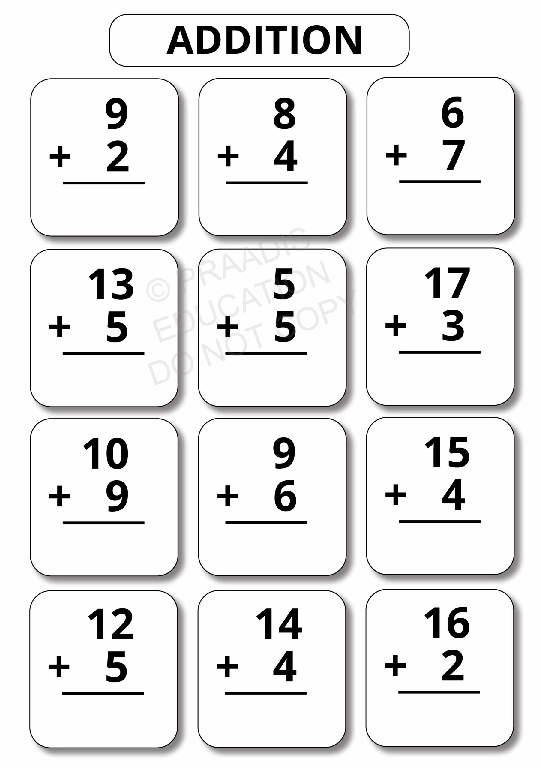 Lkg Maths Addition Worksheets Pdf AdditionWorksheets
