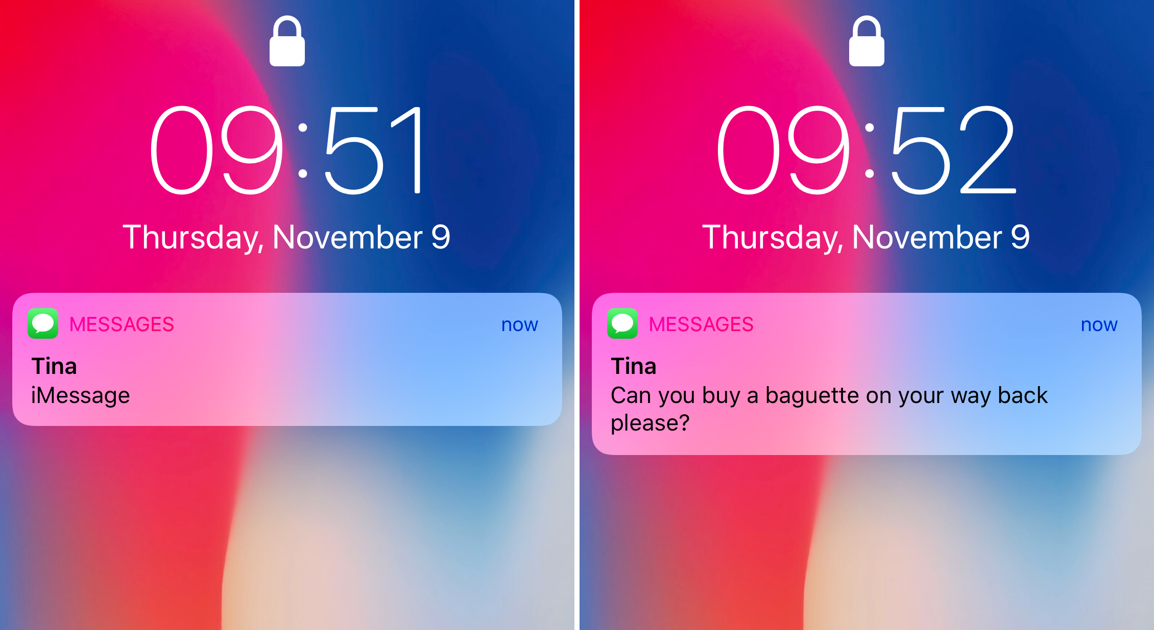 Lock Screen Template