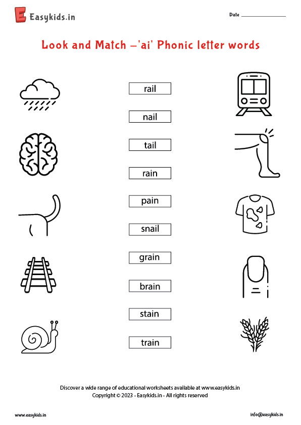 ai worksheet for kindergarten