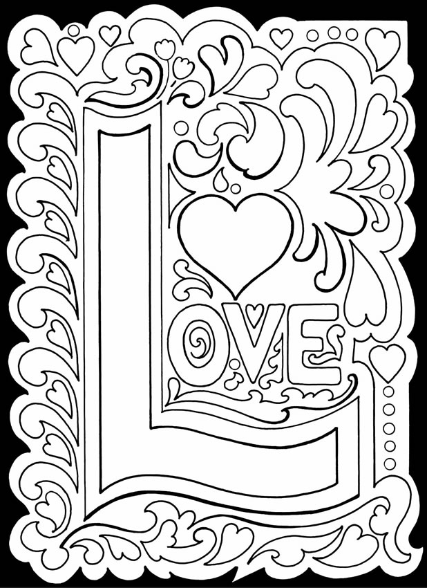 Love Coloring Pages Best Coloring Pages For Kids