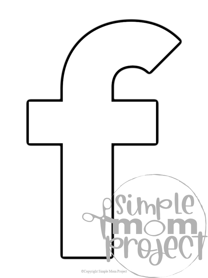 free printable letter f template