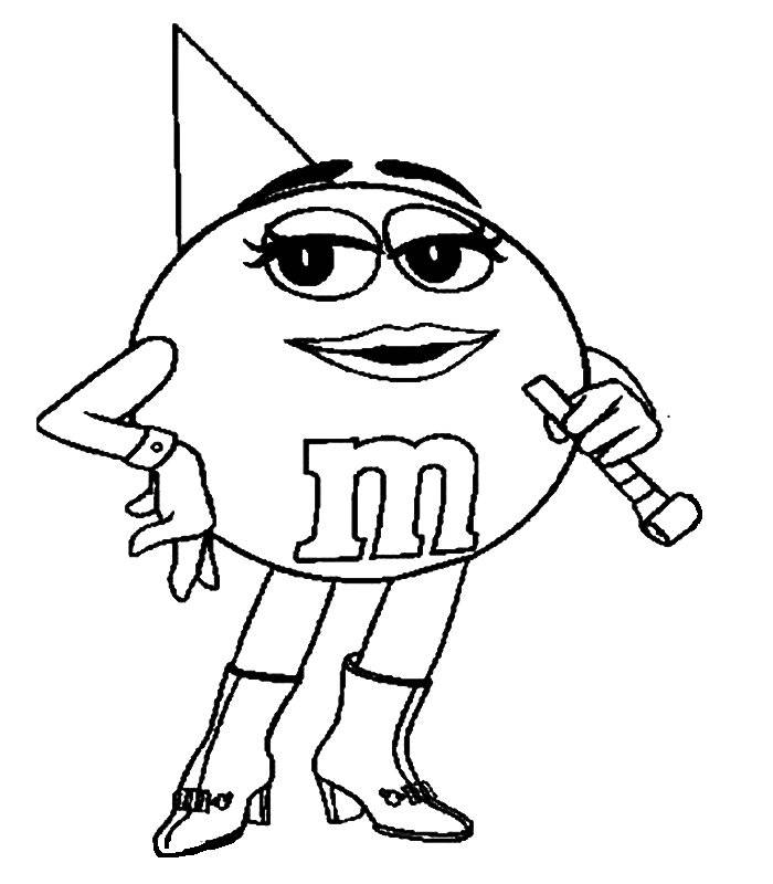 free printable m coloring pages