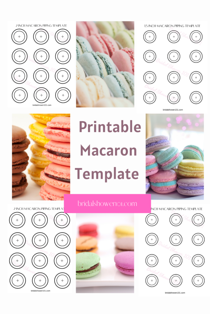 bear macaron template pdf