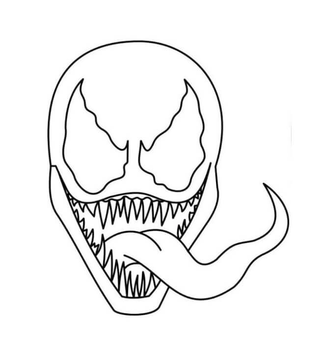 Mad Venom Coloring Page Free Printable Coloring Pages For Kids
