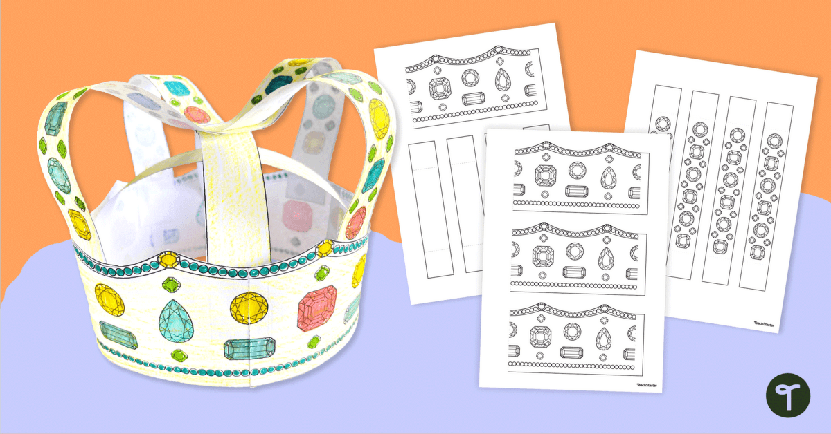 Make Your Own Crown Template Teach Starter