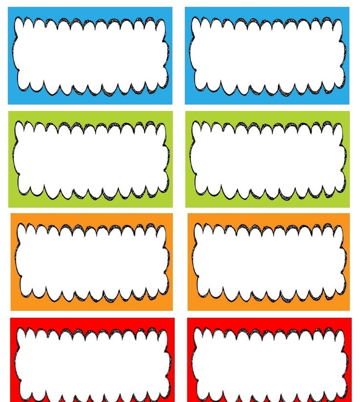Make Your Own Name Tags Printable