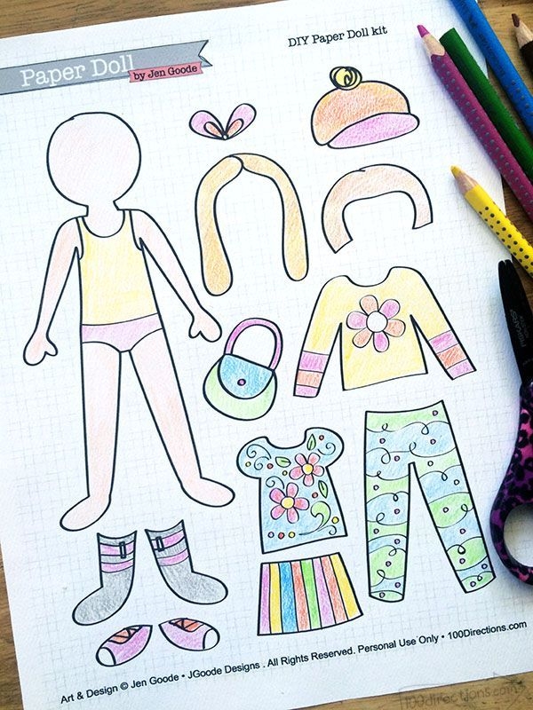 Make Your Own Paper Dolls Printable Get What You Need