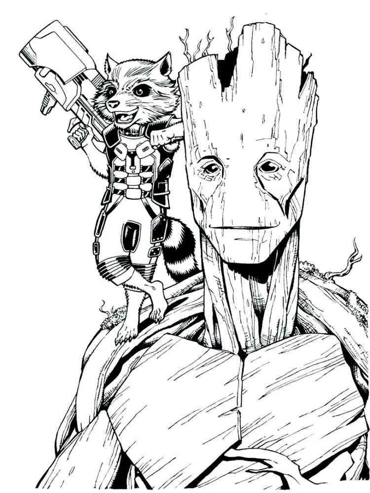 Marvel Superhero Coloring Pages