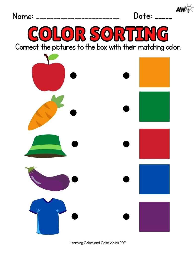 kids learning worksheets pre k