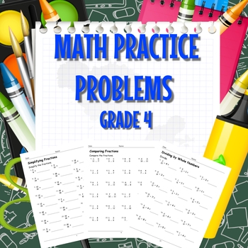 Math Activity Worksheets For Kids Grade 4 By Samir Latrous TPT
