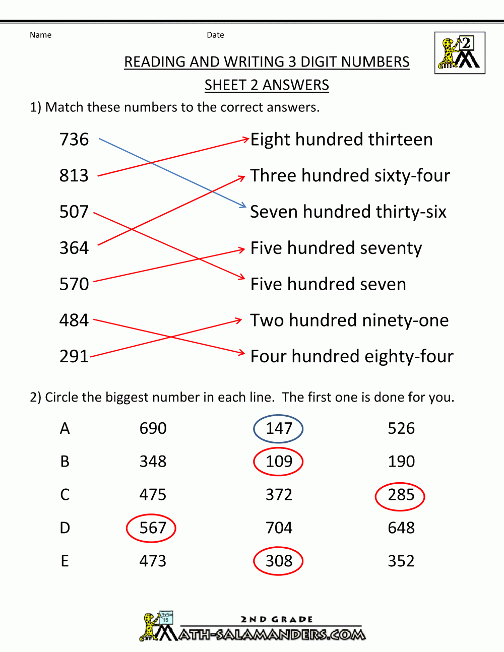 Math Worksheets Answer Keys 5th Grade 171496 Free Worksheets Samples